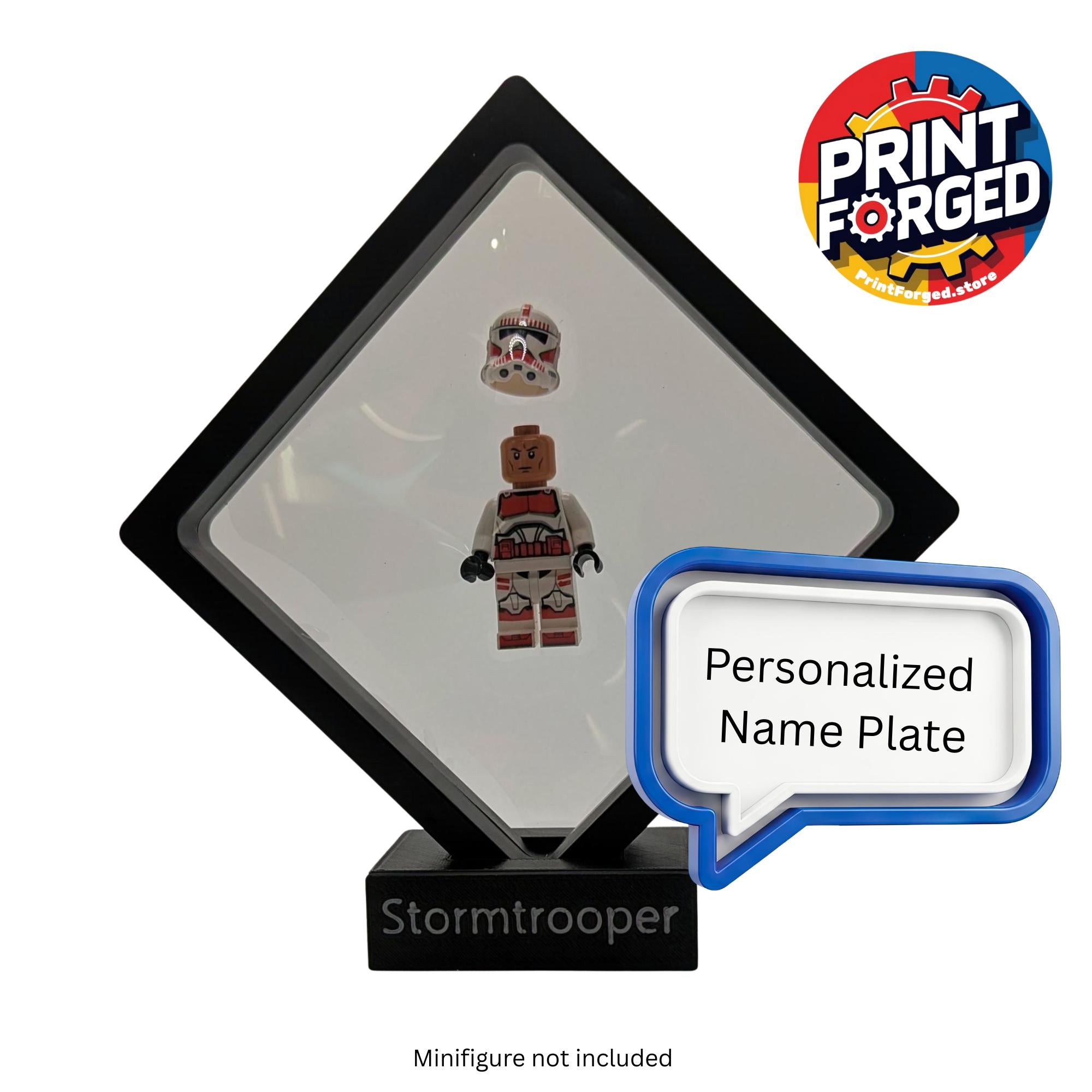 Display Frame w/ Custom Name Plate