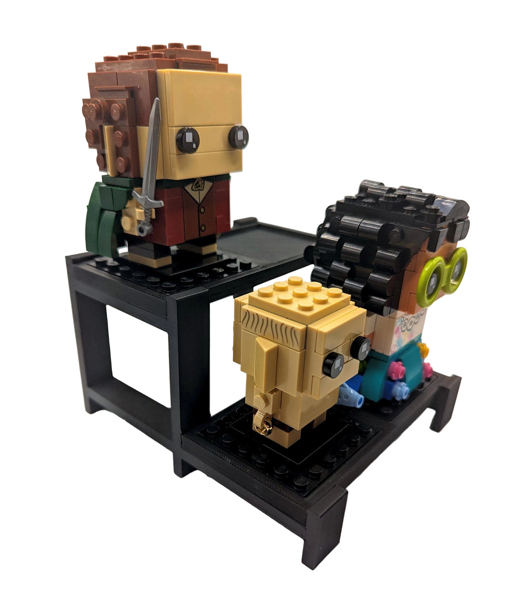 Tier Display Stand – Compatible with BrickHeadz‑Scale Figures