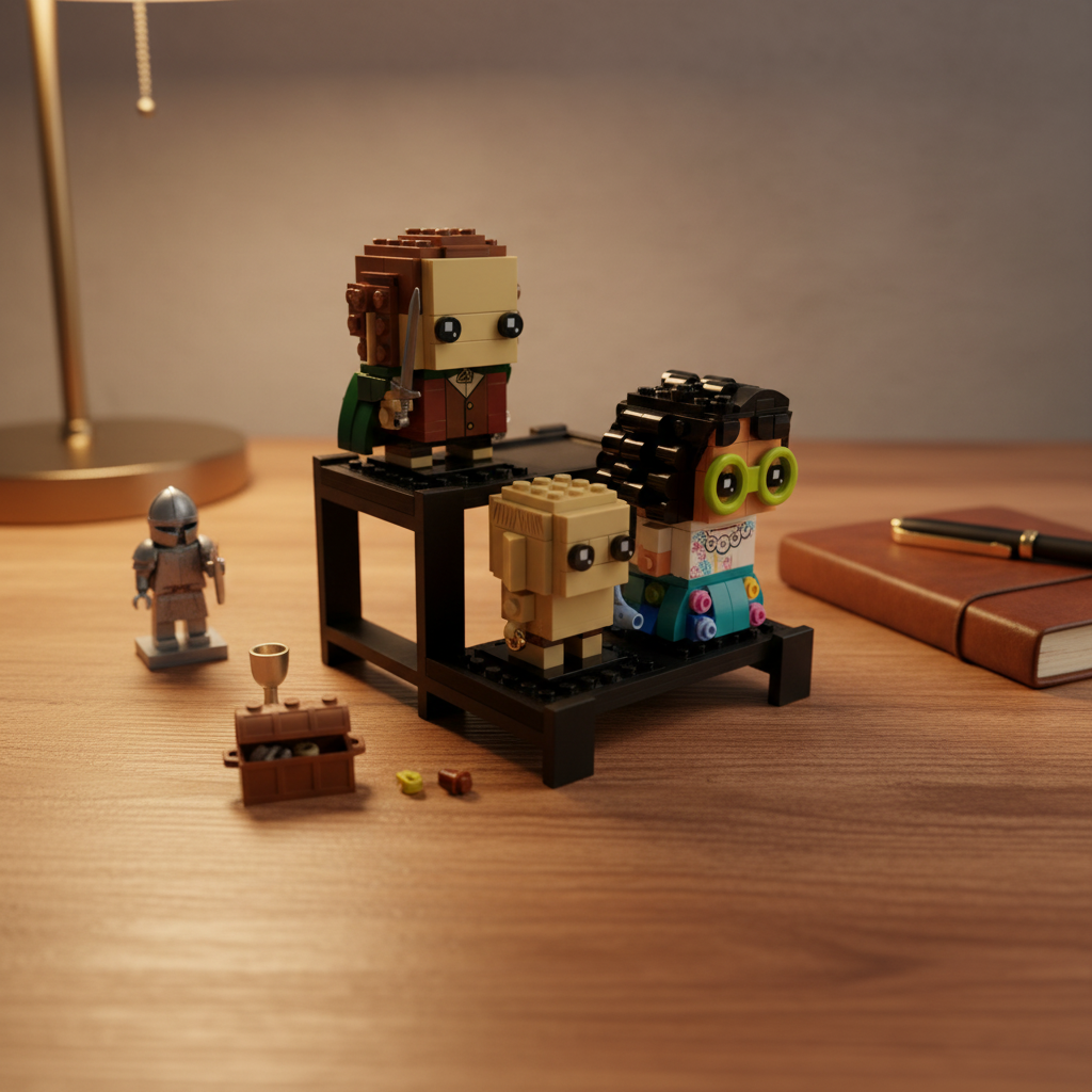 Tier Display Stand – Compatible with BrickHeadz‑Scale Figures