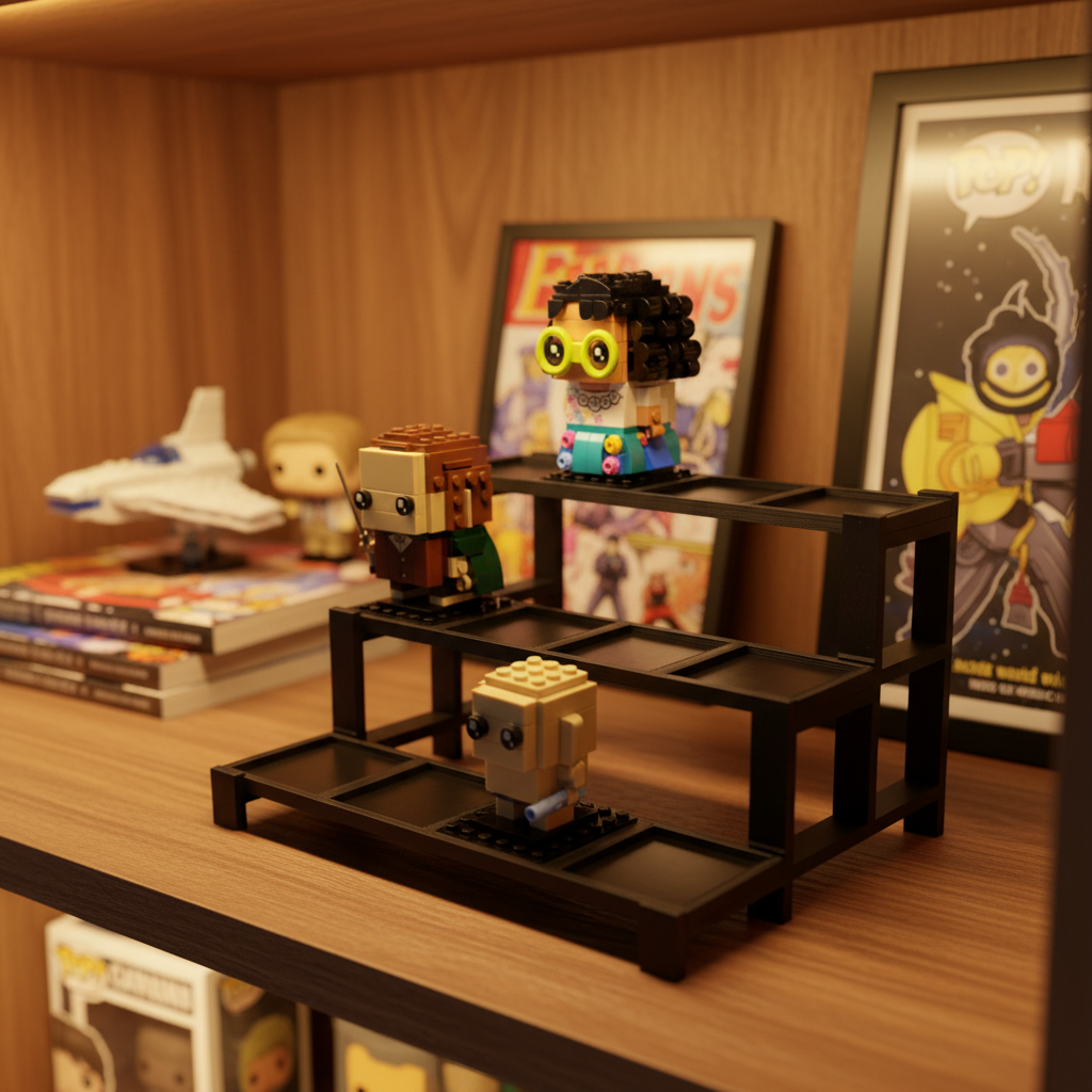 Tier Display Stand – Compatible with BrickHeadz‑Scale Figures