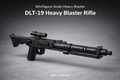 DLT‑19 Heavy Blaster Rifle – Minifigure‑Scale Custom Weapon