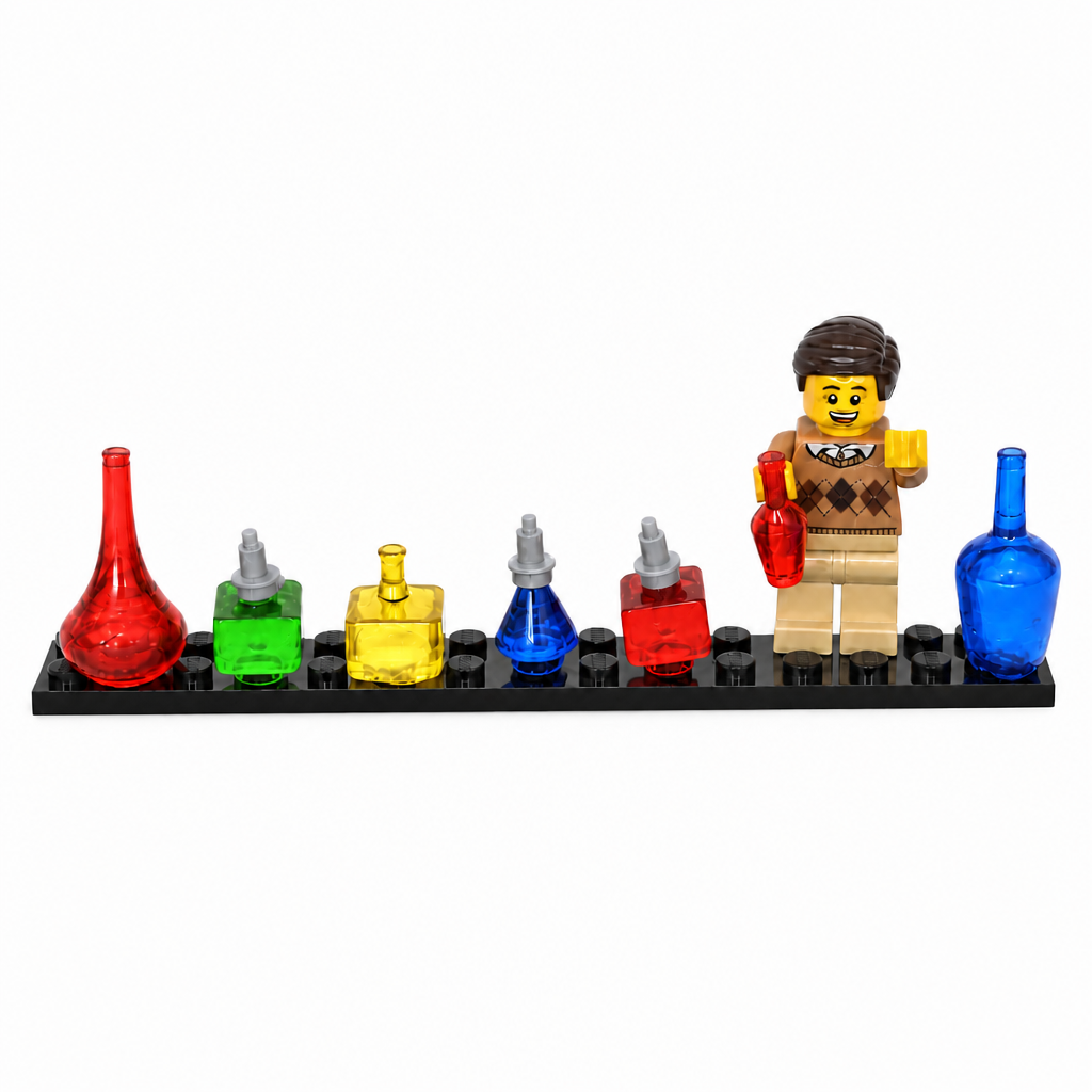 Minifigure-Scale Potion Pack – Alchemy Set
