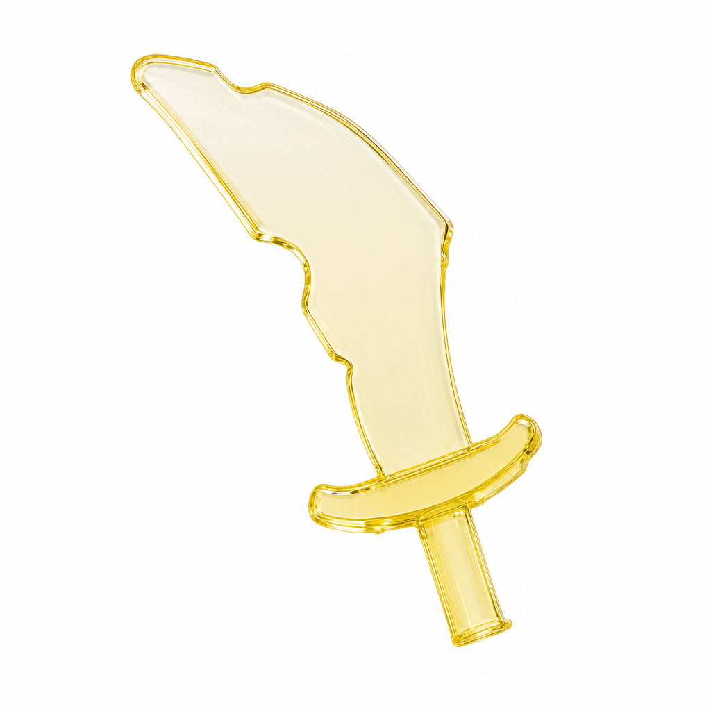 Translucent Energy Blade – Minifigure‑Scale Custom Weapon