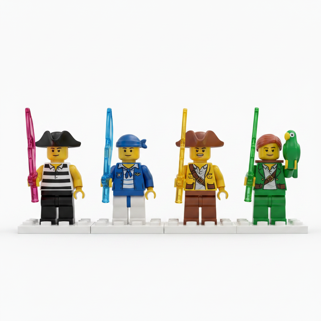 Translucent Energy Blade – Minifigure‑Scale Custom Weapon