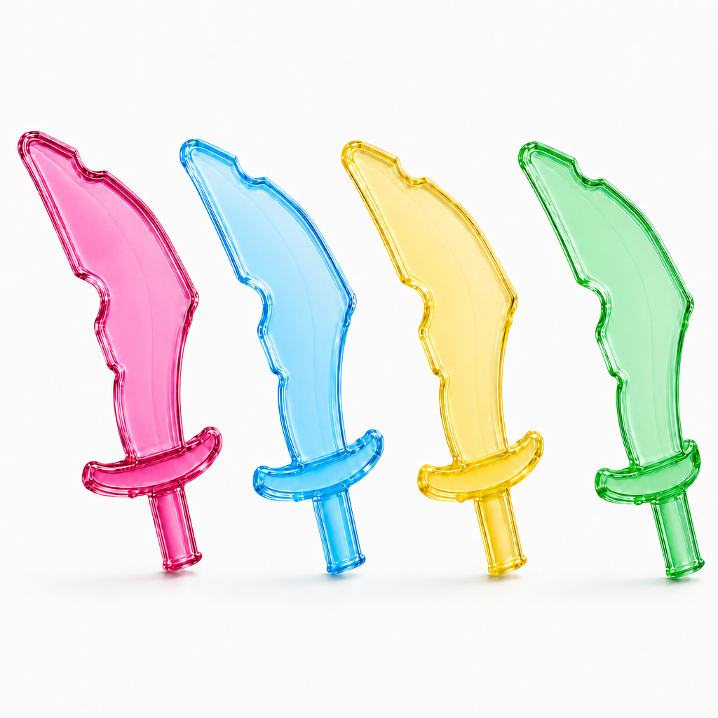 Translucent Energy Blade – Minifigure‑Scale Custom Weapon