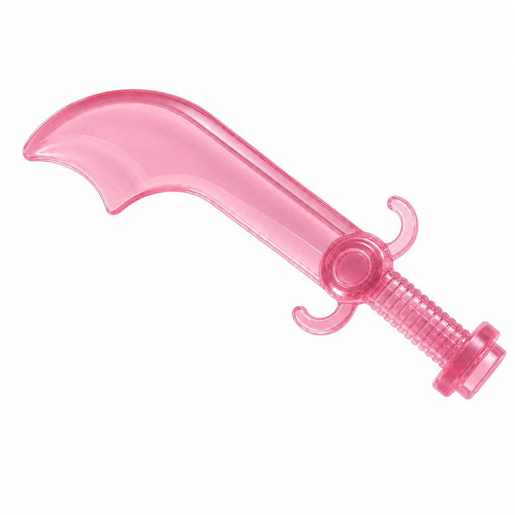 Crystal Scimitar Series – Minifigure‑Scale Custom Weapon
