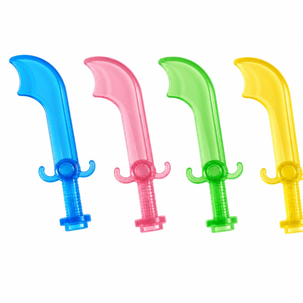 Crystal Scimitar Series – Minifigure‑Scale Custom Weapon