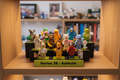 12 Minifigure-Scale Collector Stand with Personalized Name Plate
