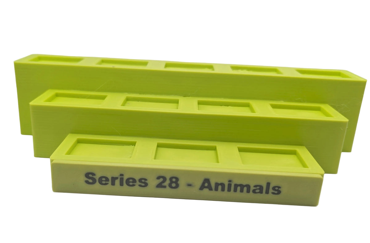 12 Minifigure-Scale Collector Stand with Personalized Name Plate
