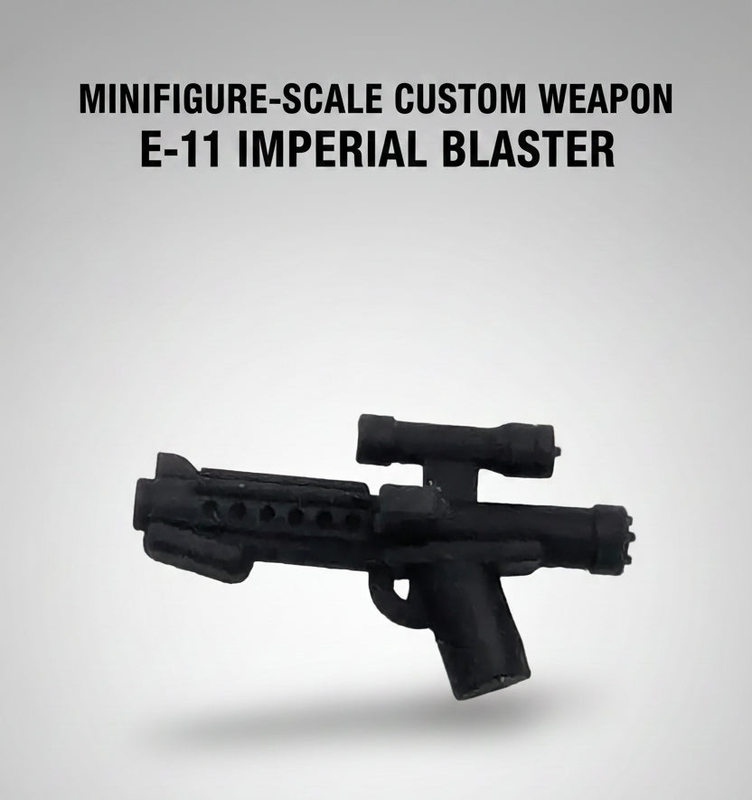 E‑11‑Style Imperial Blaster – Minifigure‑Scale Custom Weapon