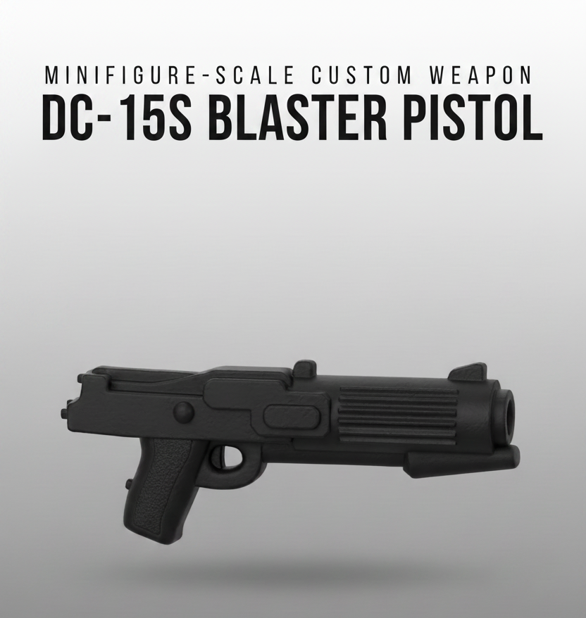 DC‑15S Blaster – Minifigure‑Scale Resin Weapon