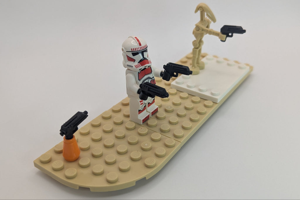 DC‑17 Blaster Pistol – Minifigure‑Scale Resin Weapon – Clone Trooper Sidearm
