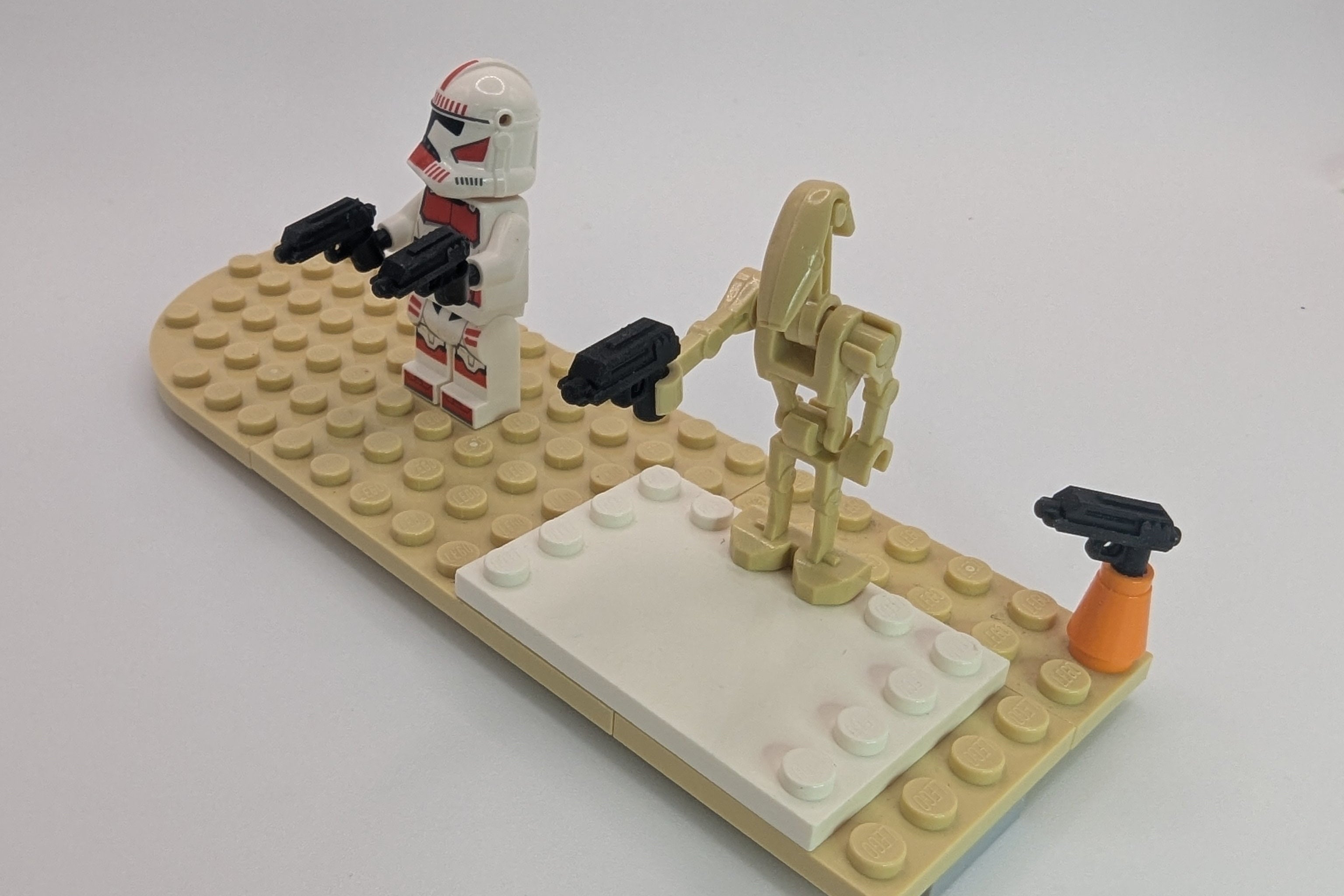 DC‑17 Blaster Pistol – Minifigure‑Scale Resin Weapon – Clone Trooper Sidearm
