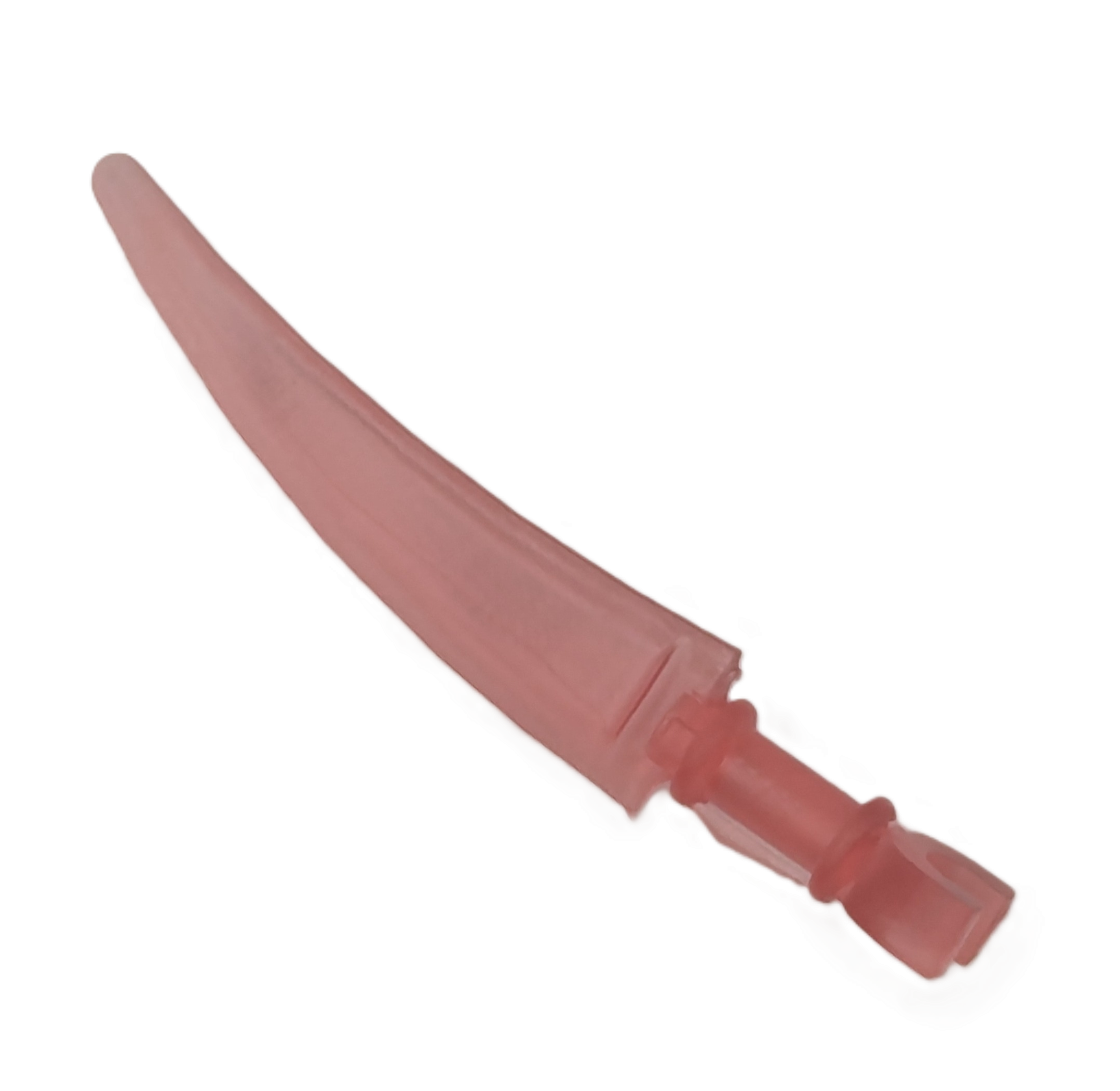 Crystal Scimitar Mini Sword with Pommel Clip - Minifigure-Scale