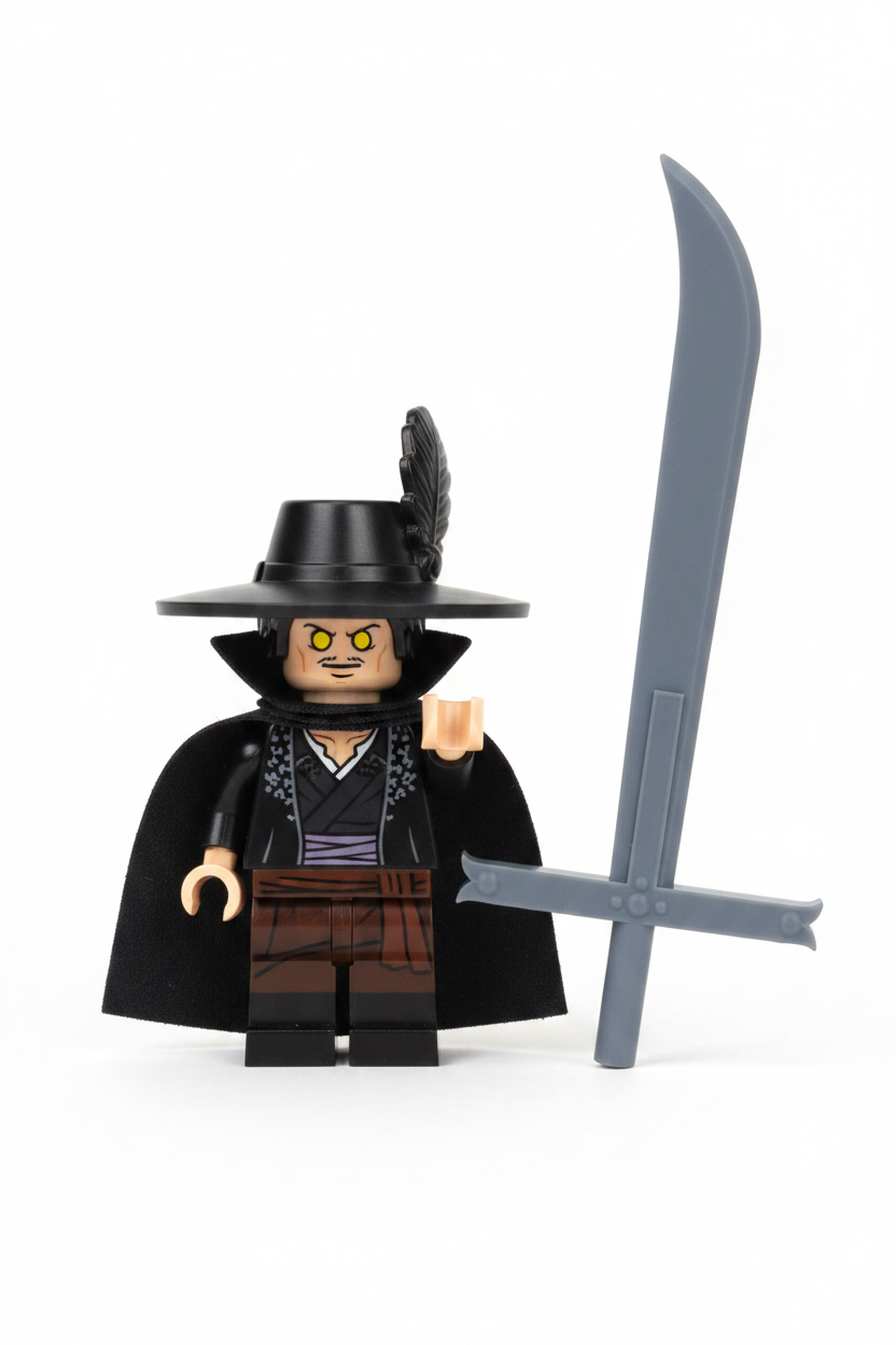 Anime Pirate Weapons - Minifigure-Scale