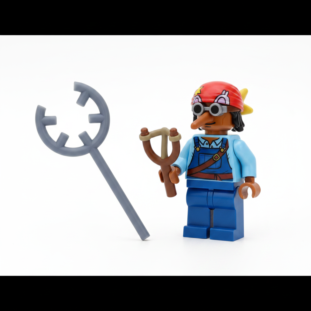 Anime Pirate Weapons - Minifigure-Scale