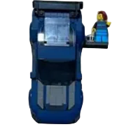 Wall‑Mounted Display Rack – Compatible with Minifigures & Speed‑Scale Vehicles