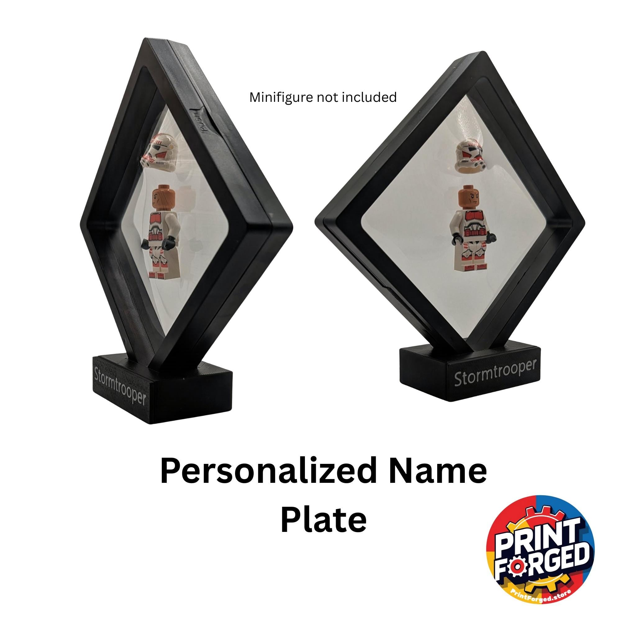 Display Frame w/ Custom Name Plate